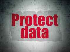 安全概念保护数据数字数据纸背景