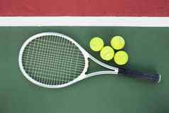 网球球拍球网球法院