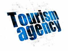 旅游概念旅游机构数字背景