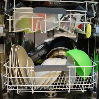 餐具清洁洗洗碗机
