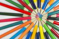 颜色圆铅笔互补颜色