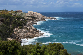 海岸线投诉 警察 课测试撒丁岛