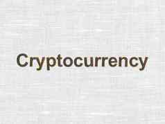 钱概念cryptocurrency织物纹理背景
