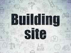 建设概念建筑网站数字数据纸背景