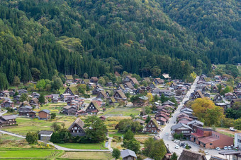 日落白川乡