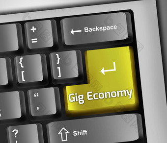 键盘插图演出经济