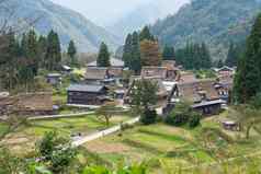 传统的日本村白川乡日本