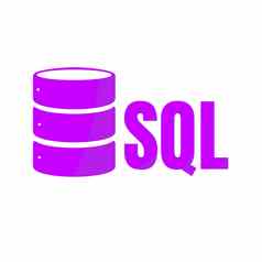 SQL数据库图标标志设计应用程序