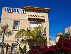 传统的西班牙语风格房子真正的房地产西班牙