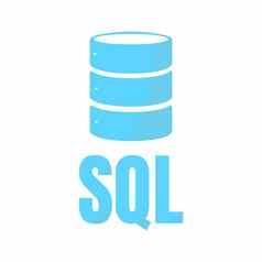 SQL数据库图标标志设计应用程序