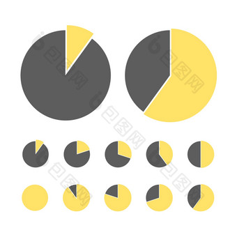 馅饼图表统计概念业务流过程图信息图表元素演讲百分比infographics