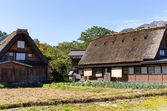 日本白川乡村