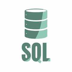 SQL数据库图标标志设计应用程序