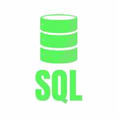 SQL数据库图标标志设计应用程序