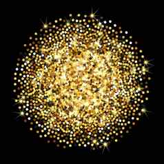 黄金闪闪发光的纹理金斯帕克尔背景琥珀色的粒子卢克索背景