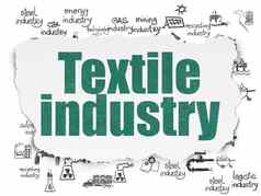 行业概念纺织行业撕裂纸背景