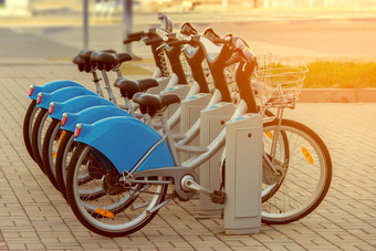 自行车类型生态运动公共运输