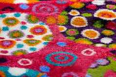 色彩斑斓的地毯