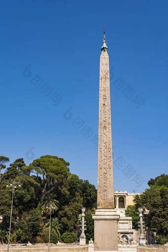 埃及方尖塔广场的人民罗马