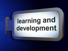 教育概念学习发展广告牌背景