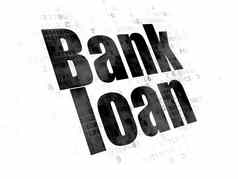 银行概念银行贷款数字背景