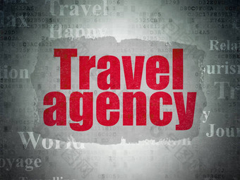 旅行概念旅行机构数字数据纸背景