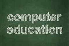 教育概念电脑教育黑板背景