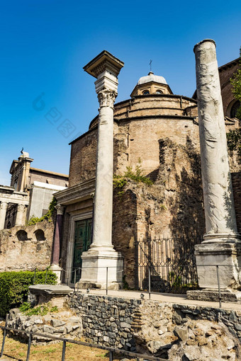 寺庙罗穆卢斯罗马论坛罗马意大利