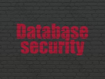 软件概念数据库安全墙背景