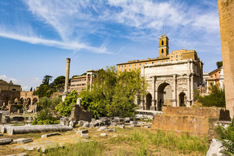 废墟罗马论坛罗马意大利