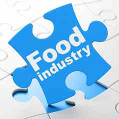 行业概念食物行业谜题背景