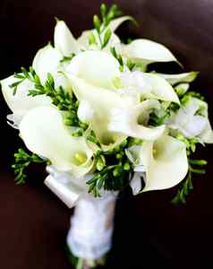 美丽的新娘花束