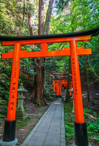 伏见inari大社鸟居《京都议定书》日本