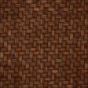 木织纹理背景摘要装饰木变形篮子编织背景无缝的模式