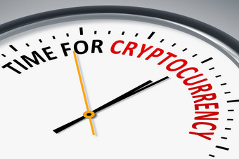 时钟文本时间cryptocurrency