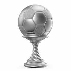 银奖杯杯足球足球