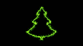 摘要背景圣诞节树标志