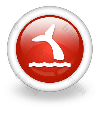 图标按钮pictogram鲸鱼