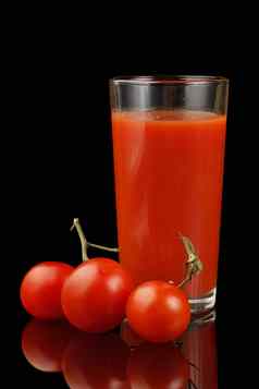 成熟的番茄番茄汁