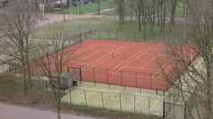 tenniscourt冬天