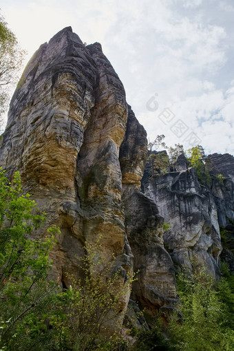 砂岩岩石普拉霍夫斯克鳞片尘土 <strong>飞扬</strong>岩石