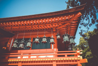 春日大社神社寺庙奈良日本