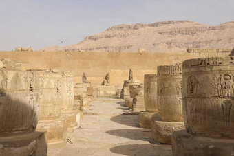 建筑列古老的埃及<strong>大石头</strong>古老的废墟埃及建筑