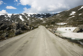 老strynefjellsvegen路挪威