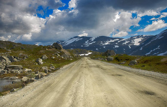 老strynefjellsvegen路挪威