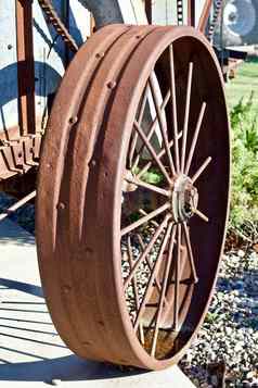 早期世纪农场机械轮