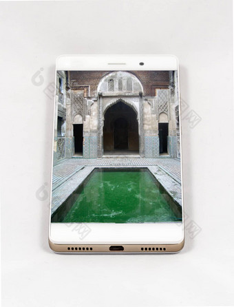 现代智能手机显示完整的屏幕图片做了什么摩洛哥