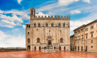 视图宫殿的<strong>安慰</strong>的中世纪的建筑到意大利