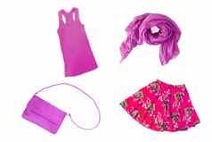 拼贴画时尚purple-lilac-pinksummer-spring女