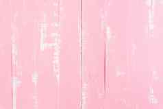 柔和的白色粉红色的木表格背景纹理